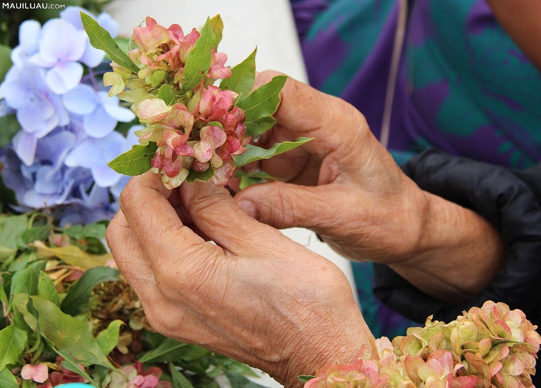 wili lei making