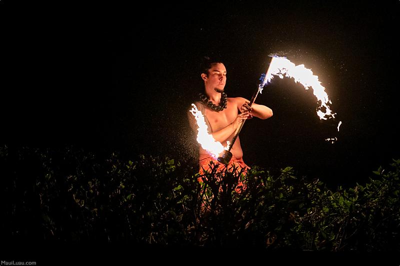 Polynesian Fire Dancing Spin