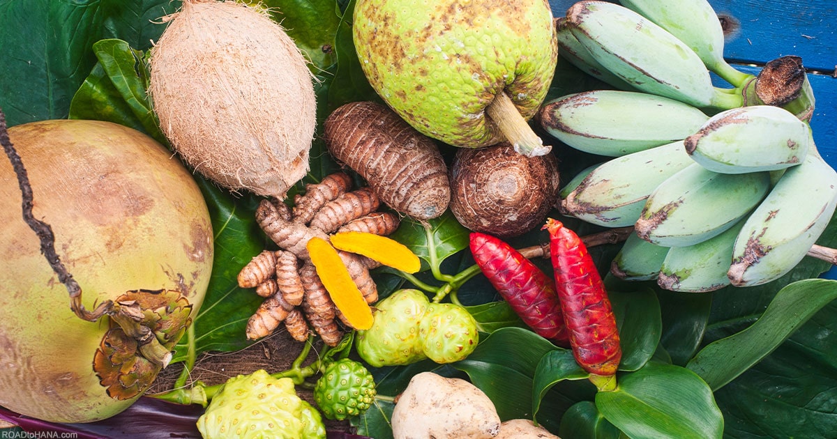 Hawaiian Canoe Crops Maui Luau