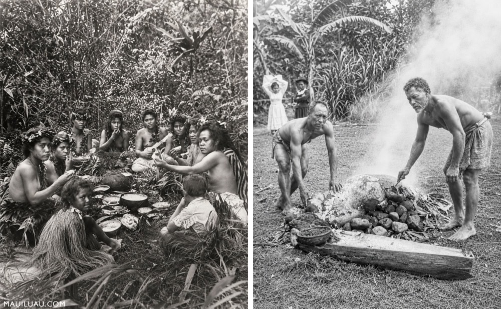 Early luau photos